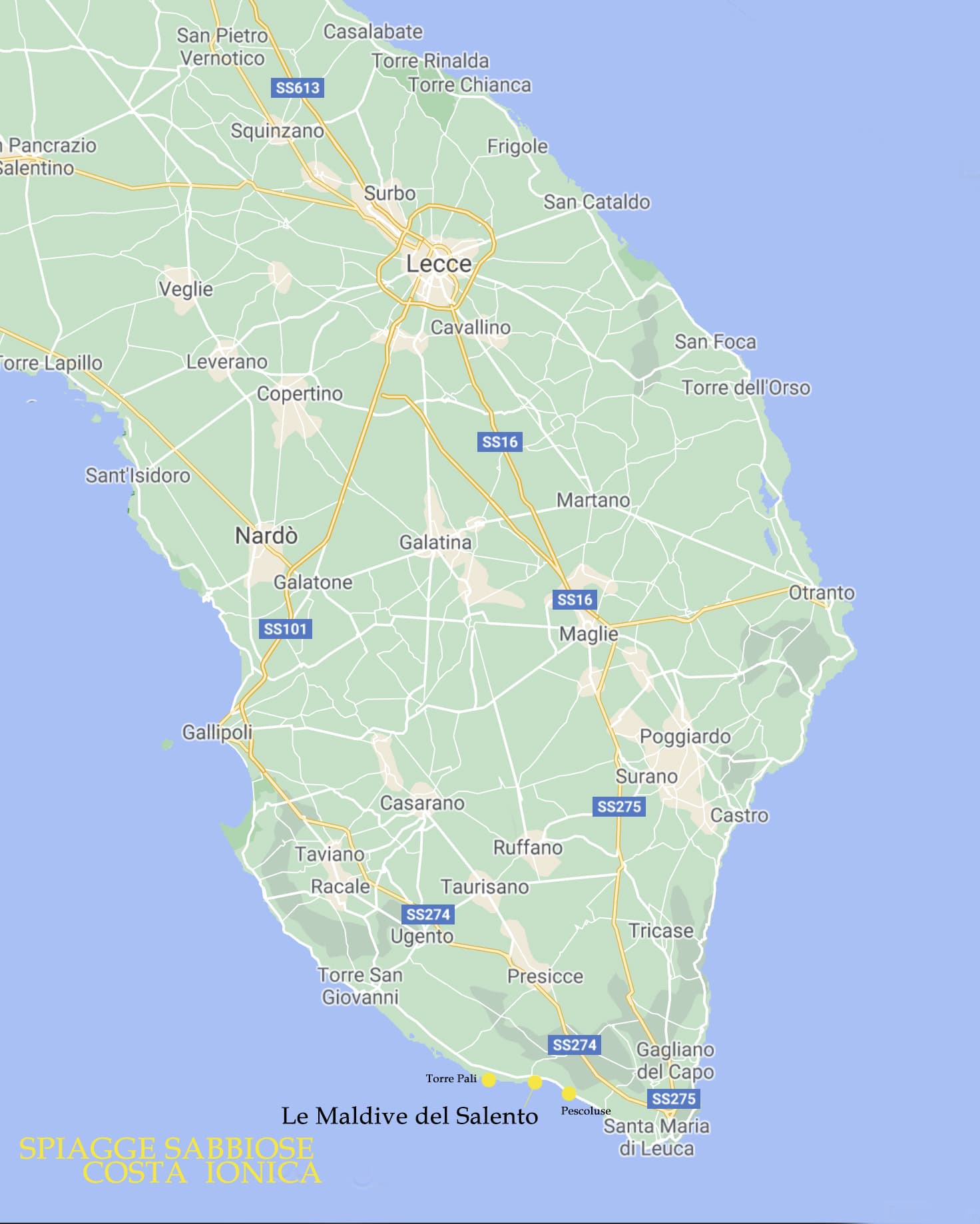 Mappe Sedi I.Me.Con Salento